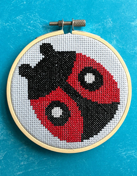 Ladybug by Mary Engelbreit Counted Cross Stitch DIY KIT