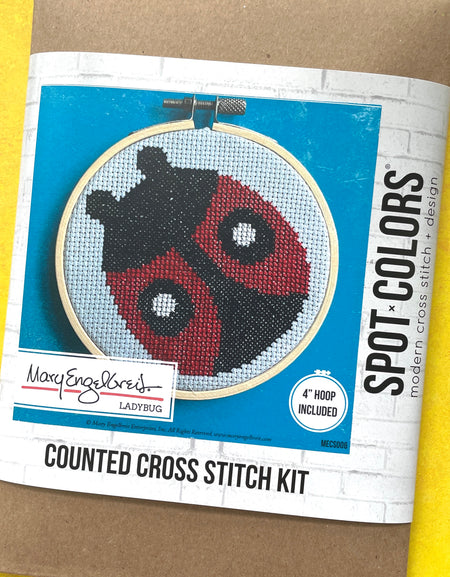 Ladybug by Mary Engelbreit Counted Cross Stitch DIY KIT