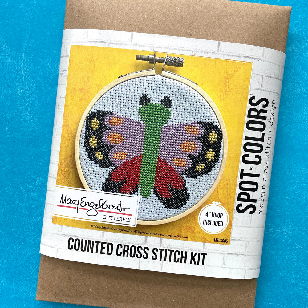 Butterfly by Mary Engelbreit Counted Cross Stitch DIY KIT