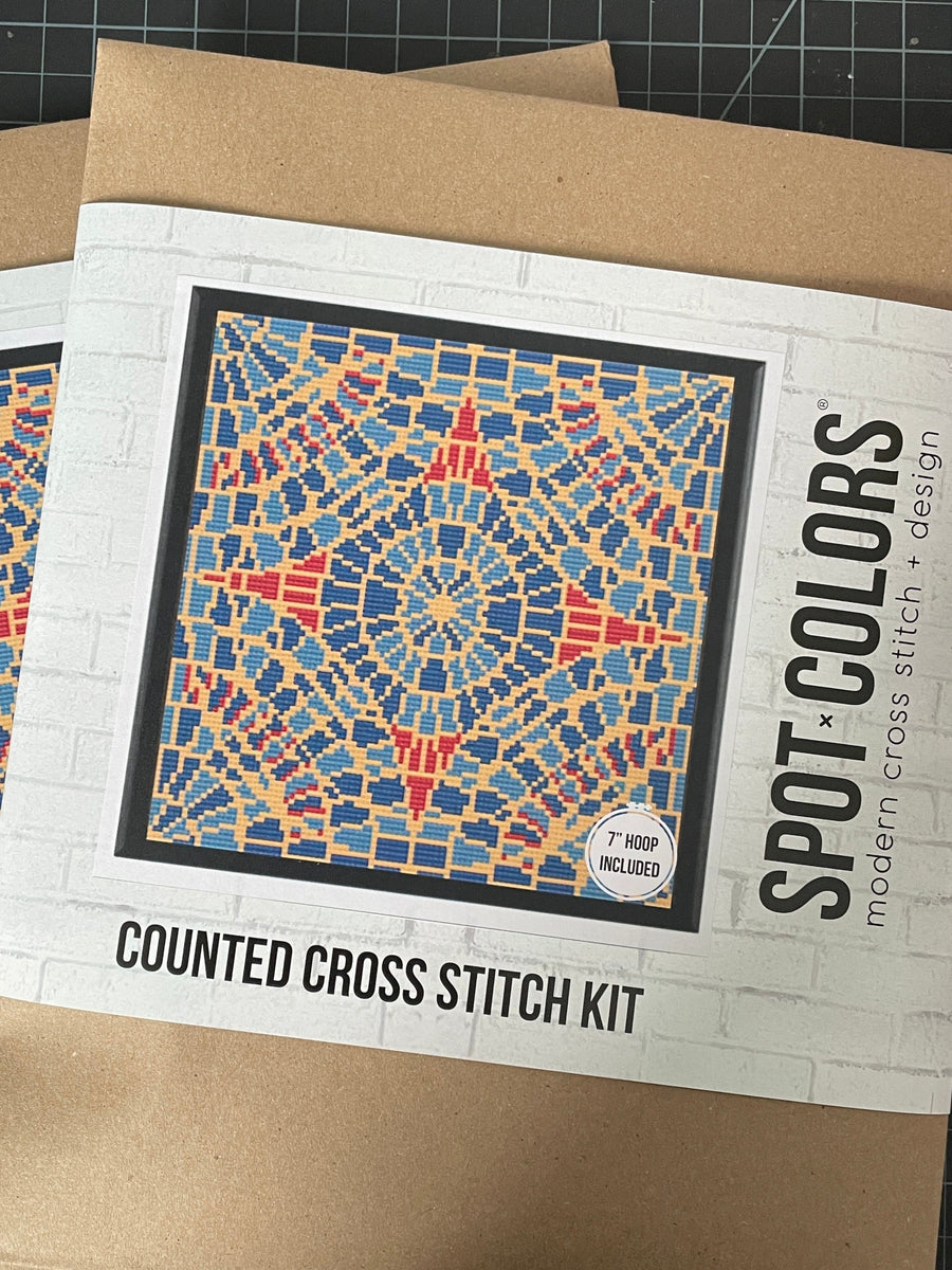 Marriott Carpet Cross Stitch Kit – Spot Colors