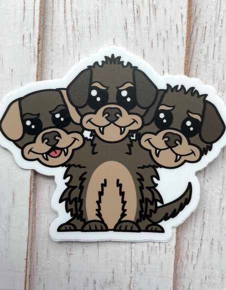 Cerberus Sticker 3"