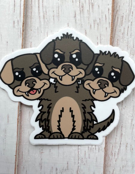 WS Cerberus Sticker 3"