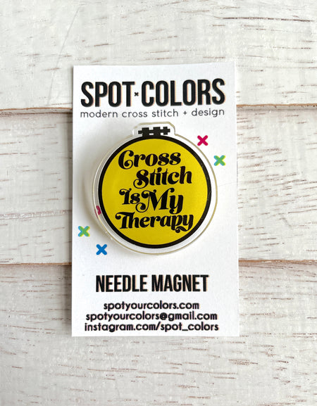 WS Cross Stitch Therapy Needle Magnet - PRE ORDER