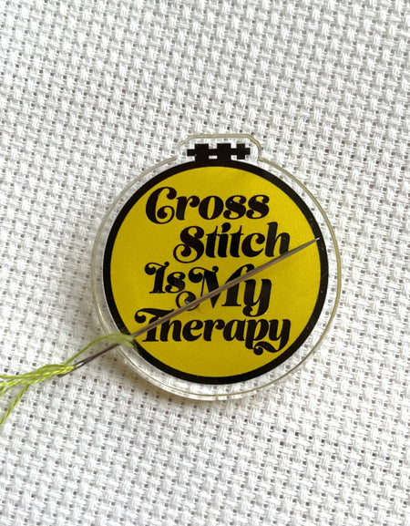 Cross Stitch Therapy Needle Magnet