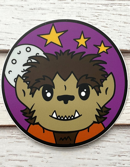 WS Wolfboy Wayne Warren Sticker 3"