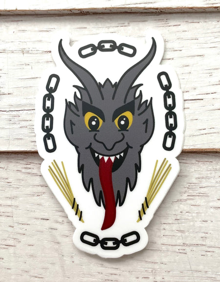 Krampus Sticker 3"