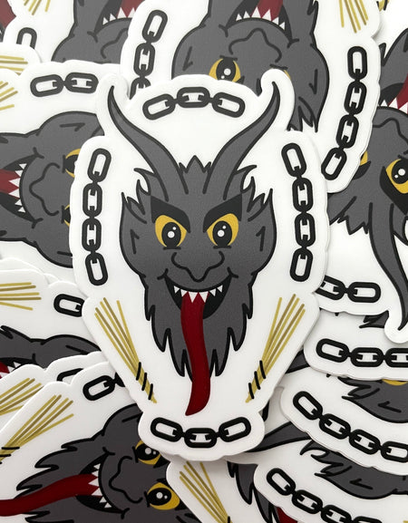 Krampus Sticker 3"