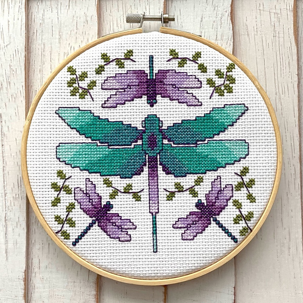 Dragonflies Counted Cross Stitch DIGITAL Pattern