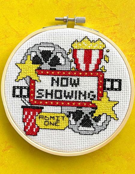 Let That Sh*t Go Funny, Modern Counted Cross Stitch Kit – Spot Colors