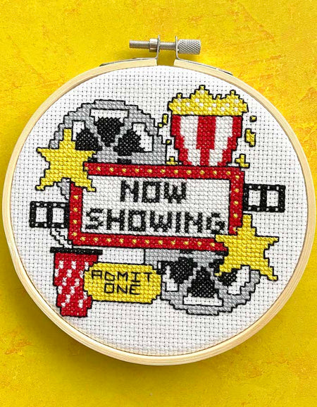 PATTERN WS At The Movies Counted Cross Stitch