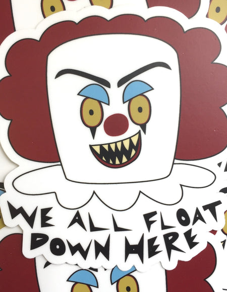Clown Sticker 4"