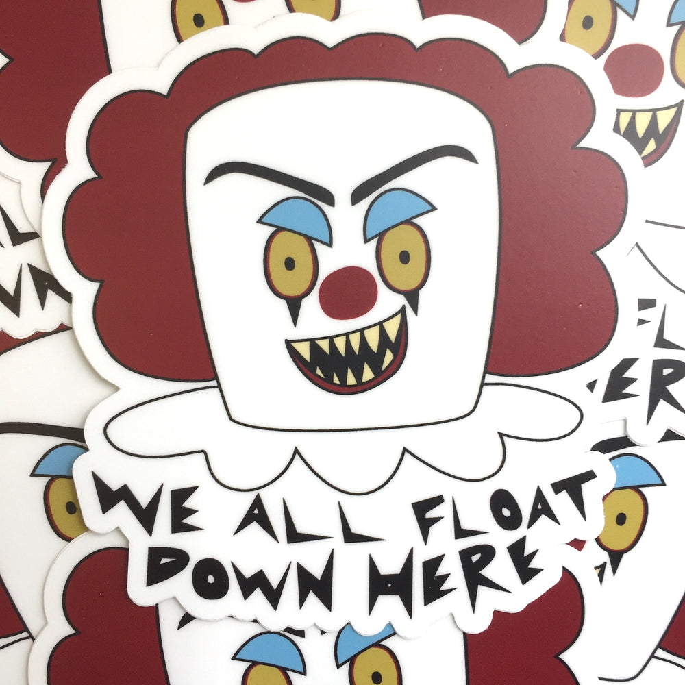 Clown Sticker 4"