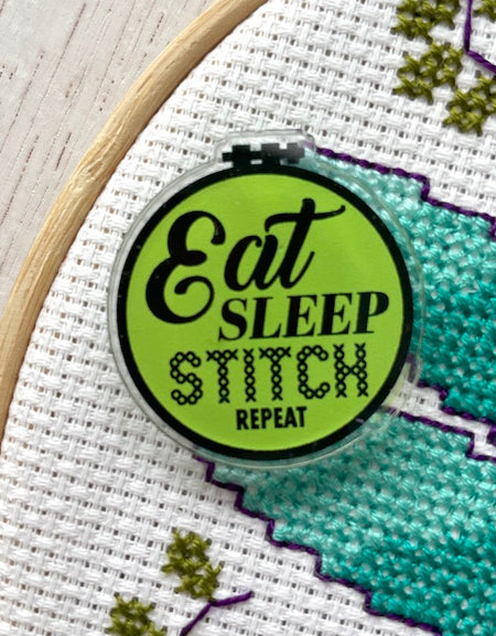 WS Eat Sleep Stitch Needle Magnet - PRE ORDER