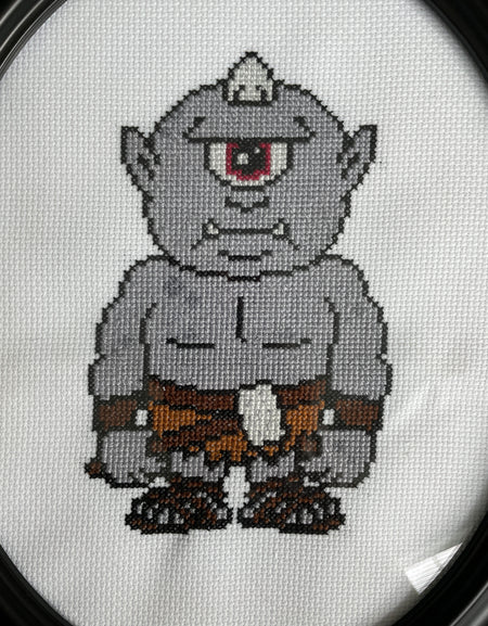 WS Cyclops Counted Cross Stitch DIY KIT