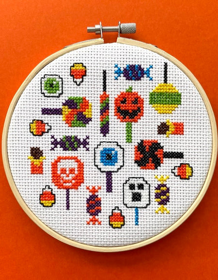 WS Gimme Candy Counted Cross Stitch DIY KIT