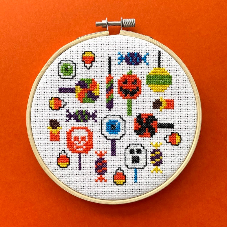 WS Gimme Candy Counted Cross Stitch DIY KIT