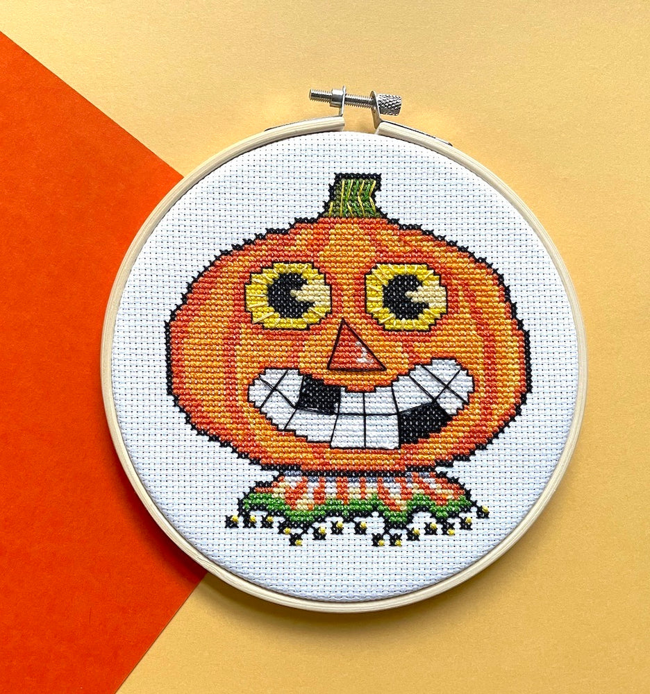 PATTERN WS Pumpkin by Mary Engelbreit Counted Cross Stitch