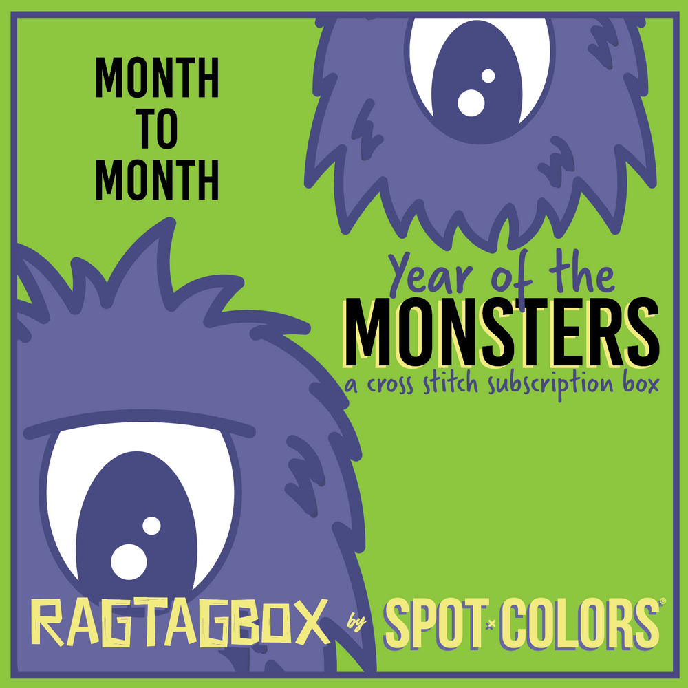 Subscription Box NO HOOP: Year of the Monsters | Month to Month | NO HOOP OPTION