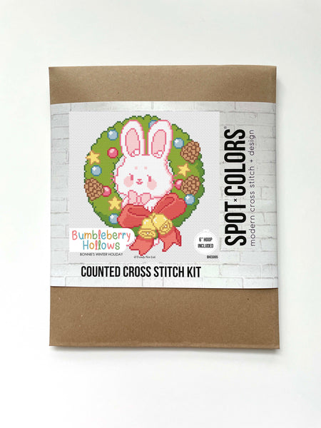 Bonnie's Winter Holiday by Bumbleberry Hollows Cross Stitch KIT