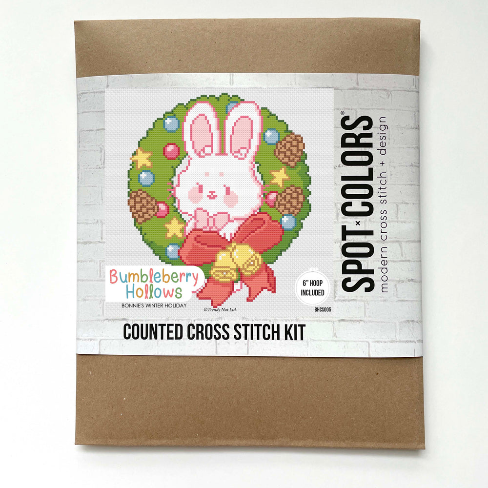 Bonnie's Winter Holiday by Bumbleberry Hollows Cross Stitch KIT