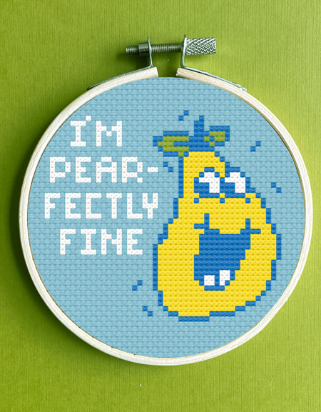 Pear Cross Stitch Kit