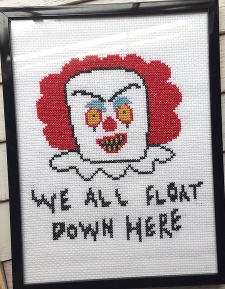 Pennywise Clown Counted Cross Stitch Kit Intermediate