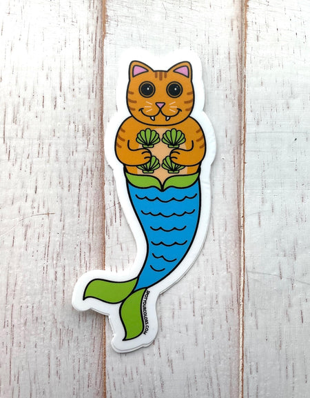 Purrmaid Sticker 4"
