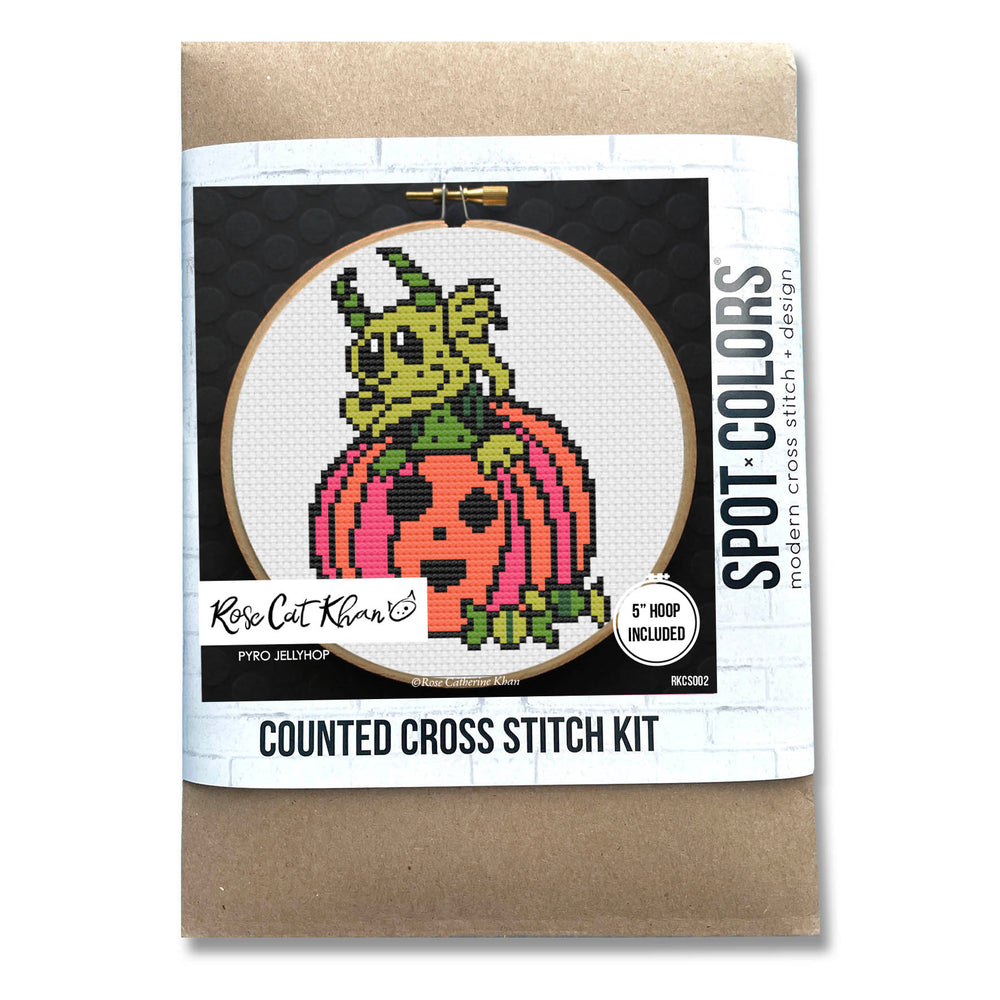 Pyro Jellyhop Dragon by Rose Catherine Khan Cross Stitch Kit