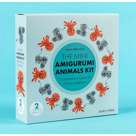 Mini Amigurumi Animals Kit: 2 Complete Projects & 2 Bonus Patterns - Paperback