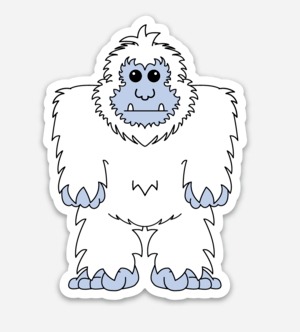 WS Yeti Sticker 3"