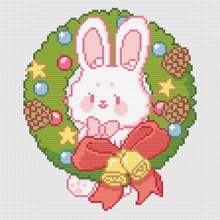 Bonnie's Winter Holiday by Bumbleberry Hollows Cross Stitch Digital Pattern