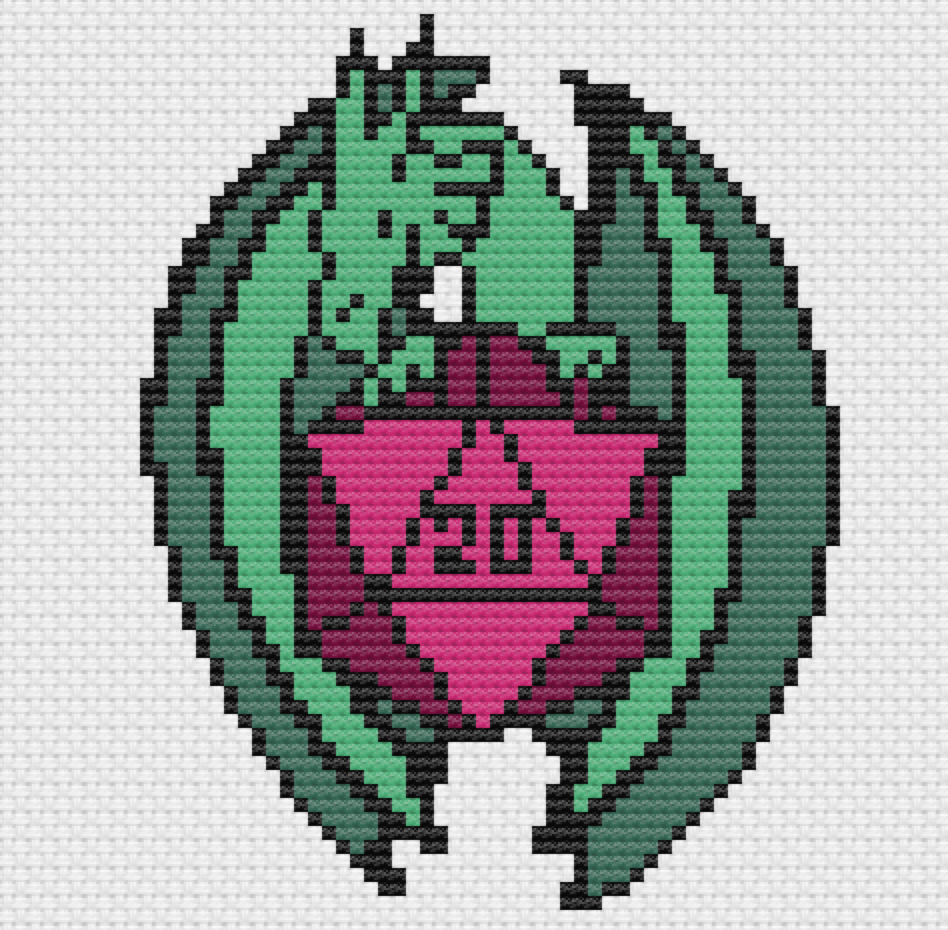 DRAGON CON - NEW D 20 Dragon by Rose Catherine Khan Cross Stitch PATTERN