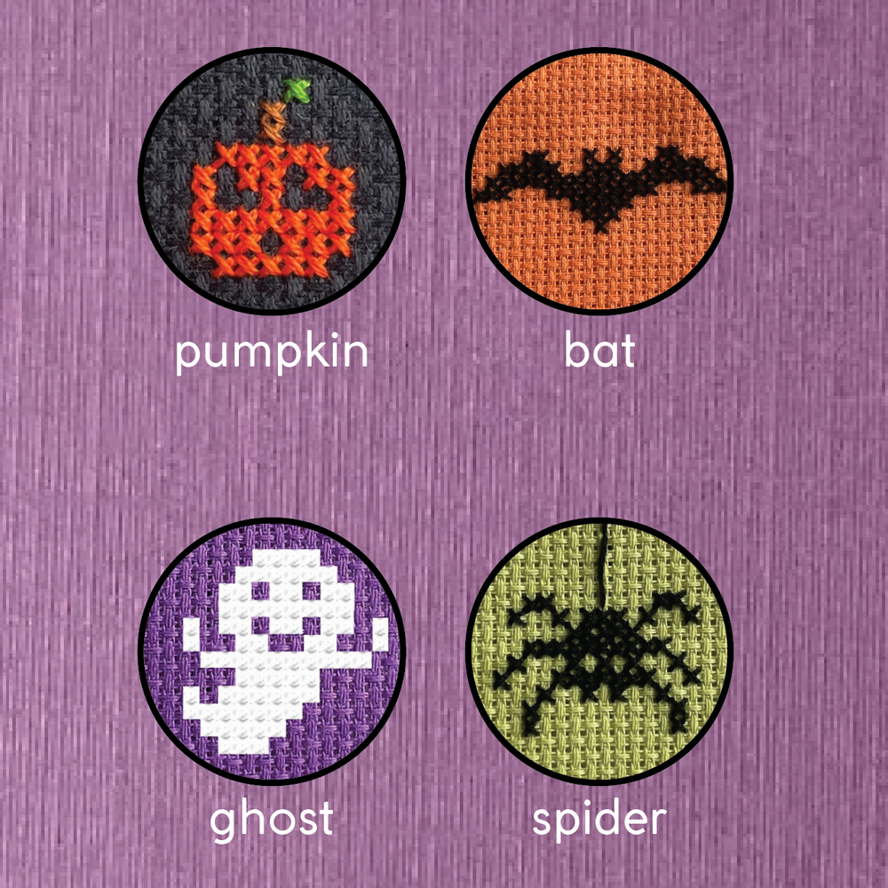 Halloween Creeps Cross Stitch Blind Box Kit