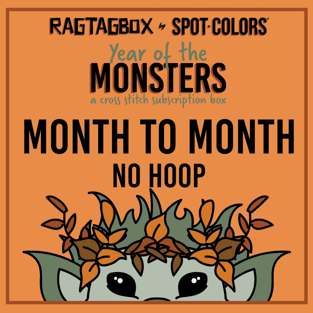 Subscription Box NO HOOP: Year of the Monsters | Month to Month | NO HOOP OPTION