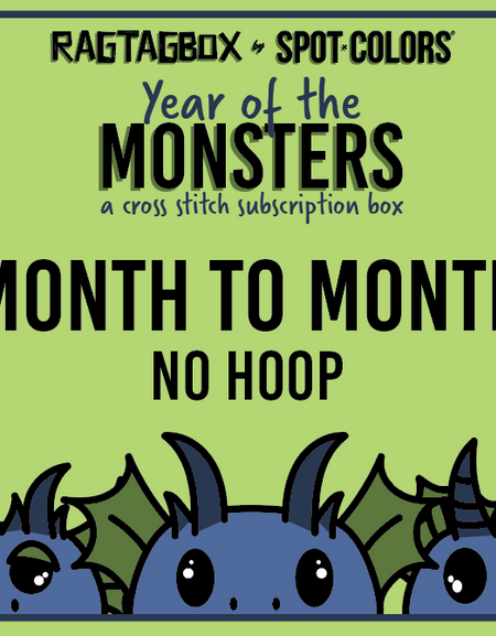 Subscription Box NO HOOP: Year of the Monsters | Month to Month | NO HOOP OPTION