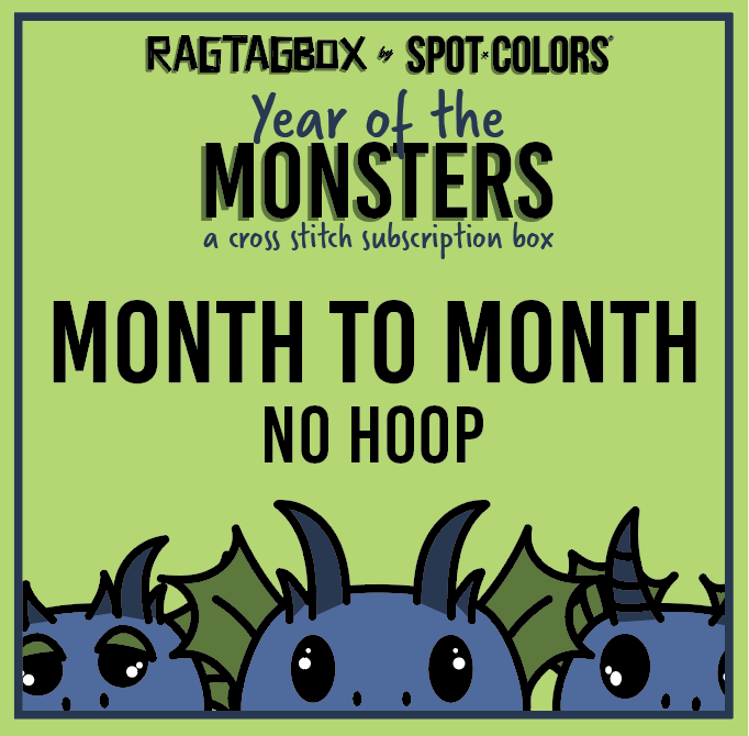 Subscription Box NO HOOP: Year of the Monsters | Month to Month | NO HOOP OPTION