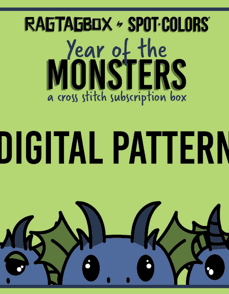 Subscription: Year of the Monsters | Month to Month DIGITAL PDF Pattern