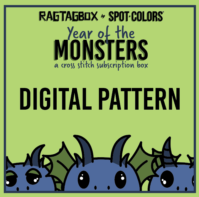 Subscription: Year of the Monsters | Month to Month DIGITAL PDF Pattern