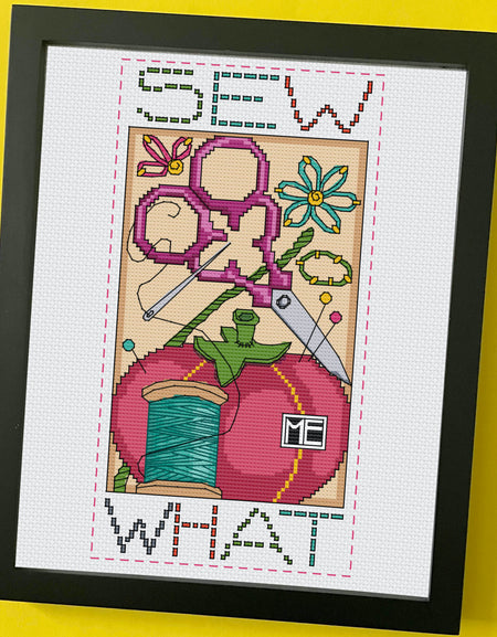 PATTERN WS Sew What by Mary Engelbreit Counted Cross Stitch