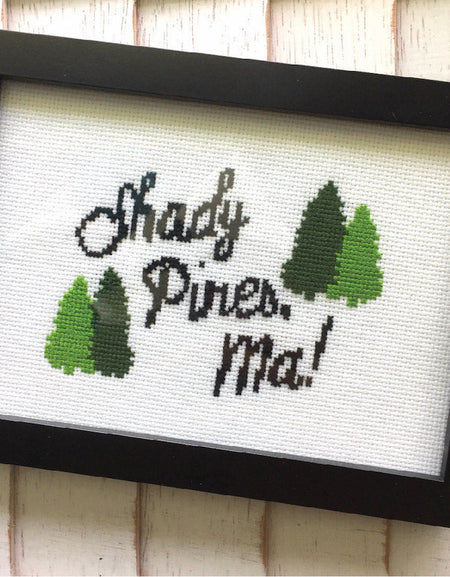 Shady Pines Cross Stitch DIY KIT Intermediate