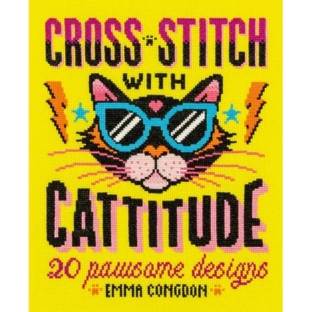 Cross Stitch with Cattitude: 20 Pawsome Designs - Paperback