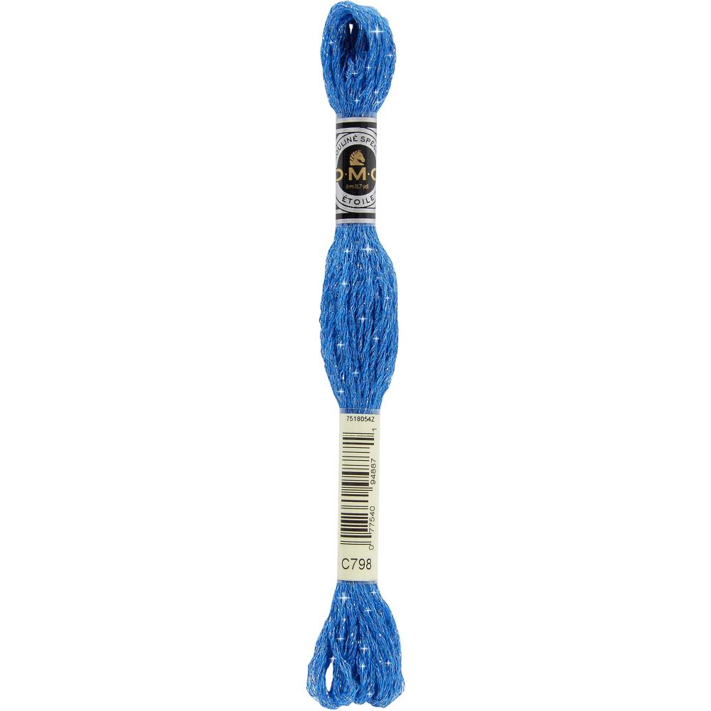 C798 Dark Delft Blue  - DMC 6-Strand Etoile Embroidery Floss 8.7yd