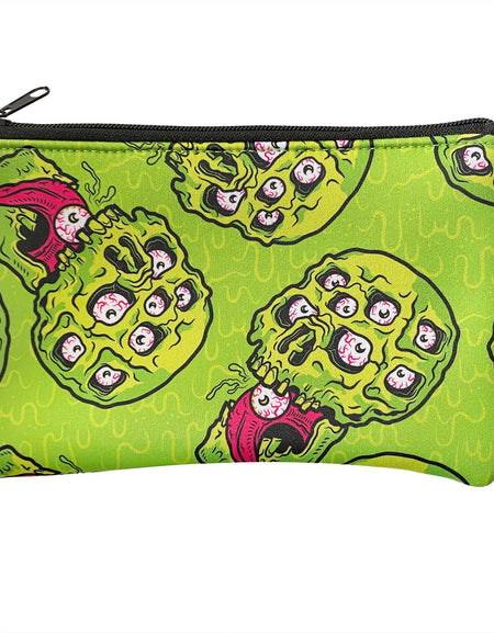 Gnarly Skull Zip Project Pouch