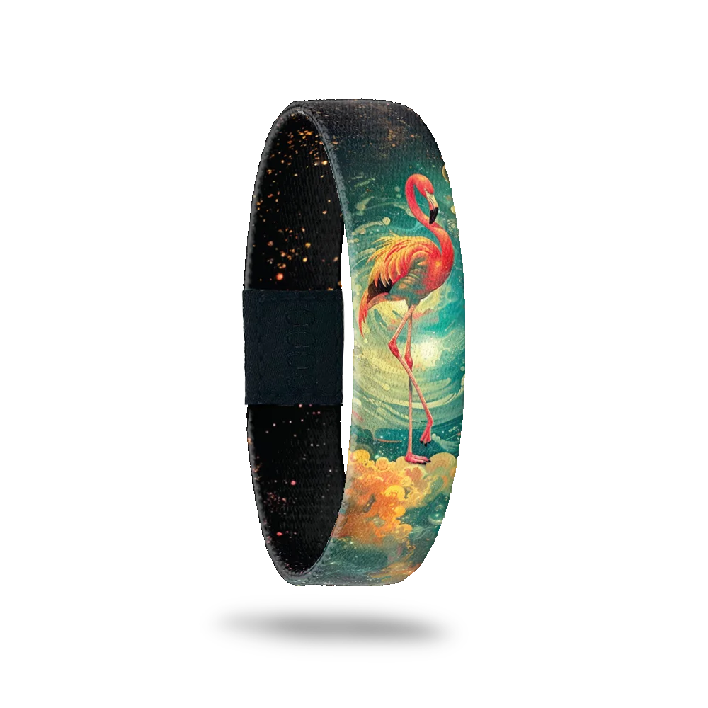 Get Out There Bracelet - Space Flamingo: Medium