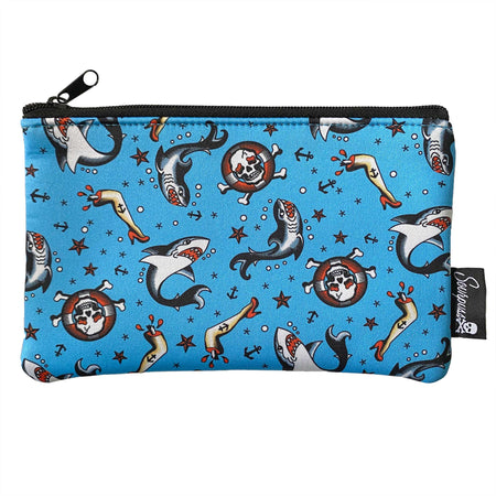 Shark Bite Zip Project Pouch