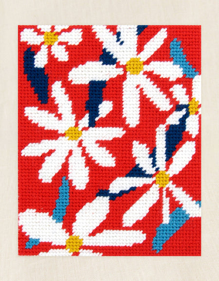 DMC Designer Needlepoint Tapestry Kit - Daisies