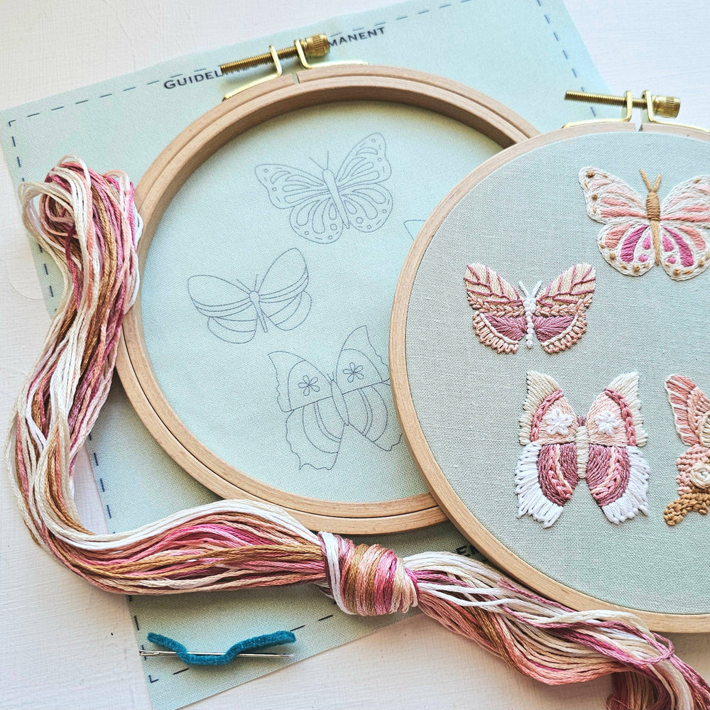 Butterfly Sampler Embroidery Kit