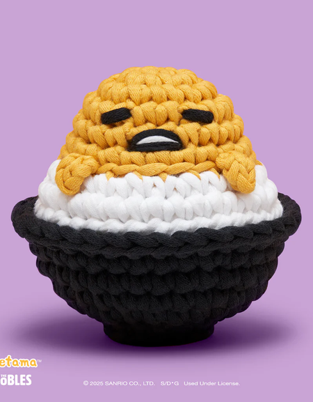 Gudetama egg on rice Crochet Kit