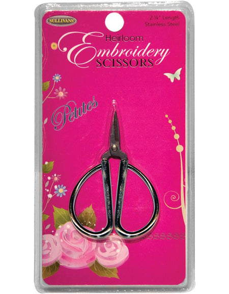 Sullivans Heirloom Petites embroidery Scissors 2.25" - Silver
