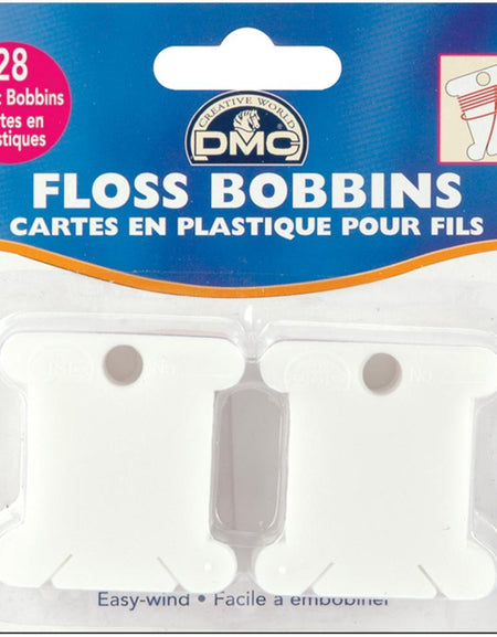 DMC Plastic Floss Bobbins - 28